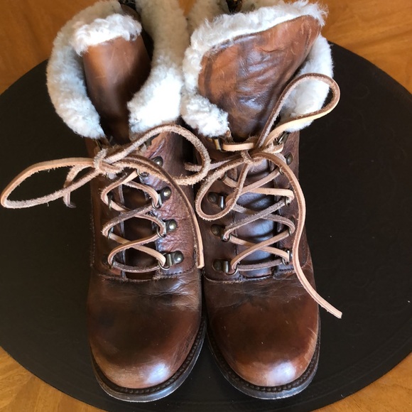 Freebird by Steven Swiss Shearling Booties Size 11 - Picture 2 of 9